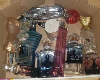Lot flacons parfums vide