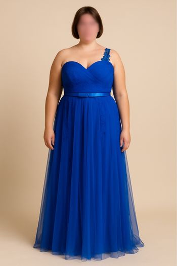 💙 Robe de soirée / cérémonie Point Mariage – Modèle “Aika” – Taille 44