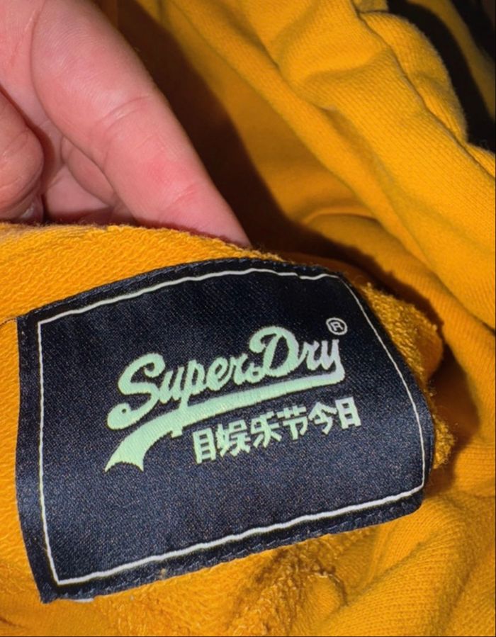 pull jaune superdry - photo numéro 4