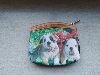 Porte-monnaie bouledogues