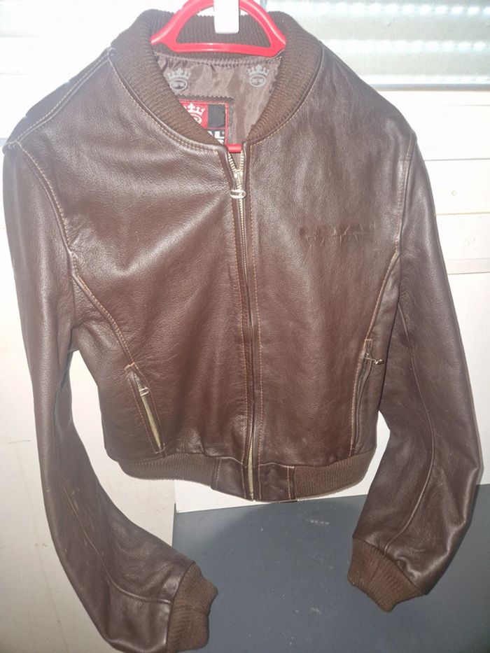 Veste en cuir royal wear - photo numéro 14