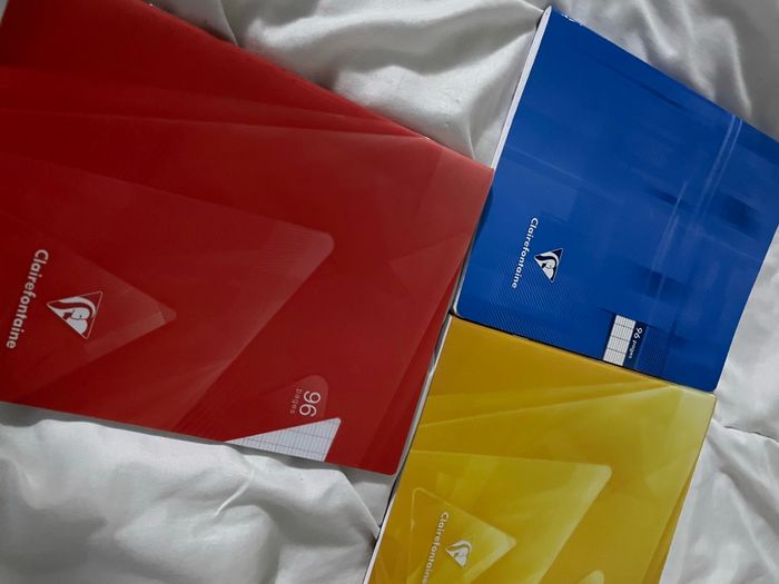 Lot cahier 96 pages 17x22 cm