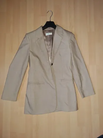 Veste de costume/blazer Mango beige clair - Taille S