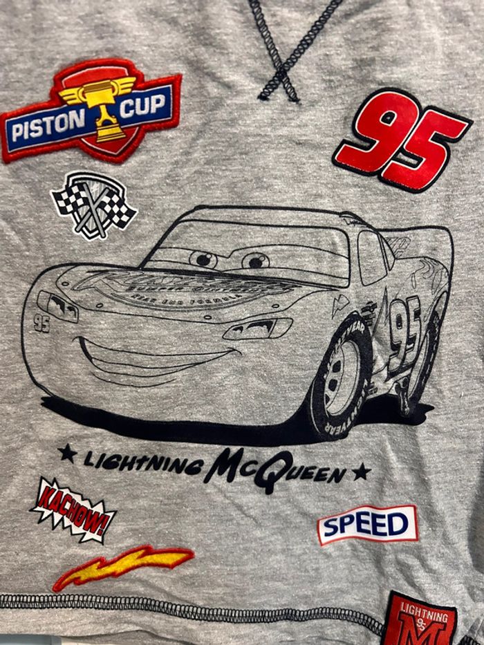 Tee shirt manches longues cars 3 ans - photo numéro 2