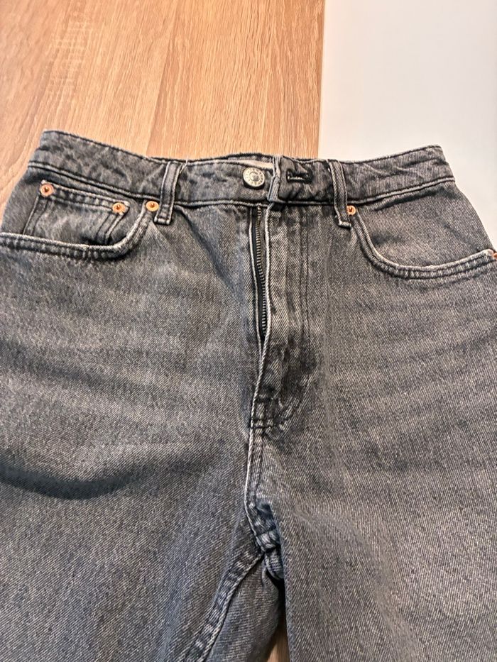 Jean mom Mango gris - photo numéro 4