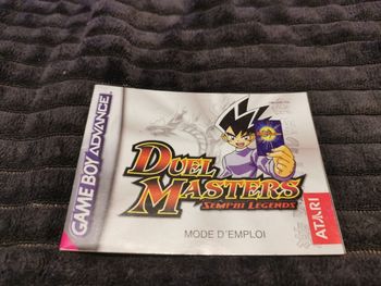 Notice Duel Masters Sempai Legends Game Boy Advance