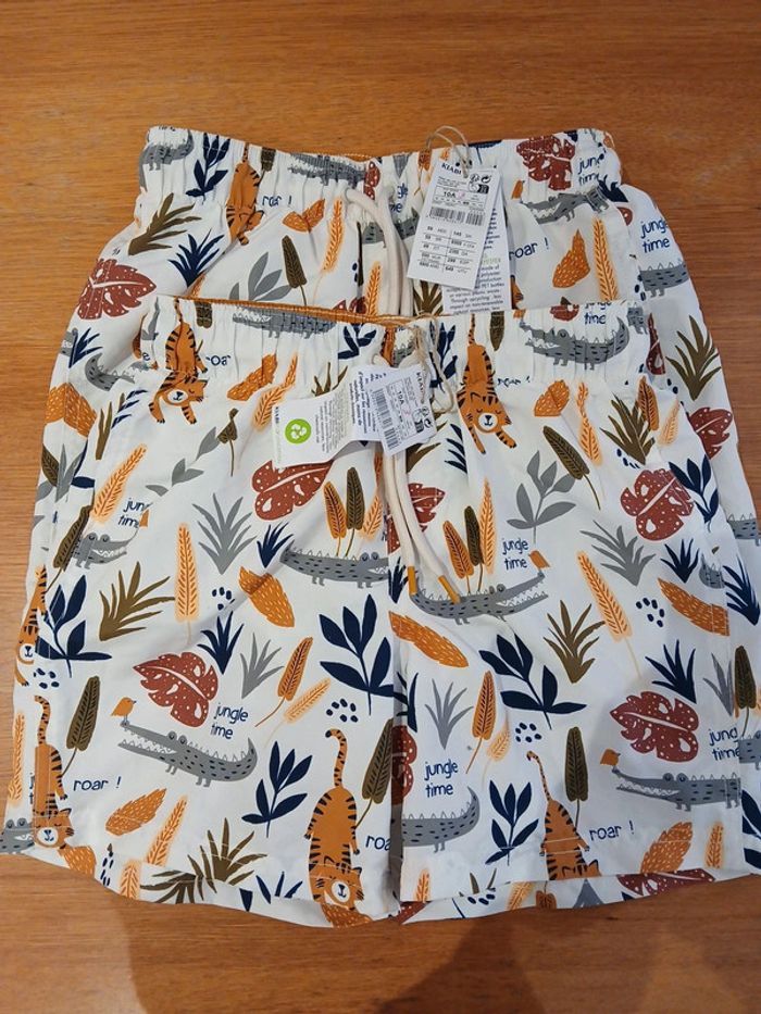 Lot short de bains savanes jumeaux