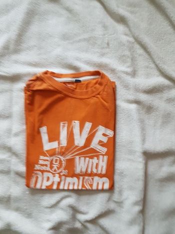 Tee shirt  garcon orange  Okaidi