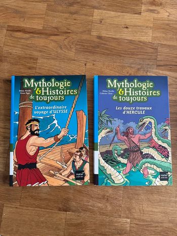 Lot deux livres mythologie et histoires de toujours