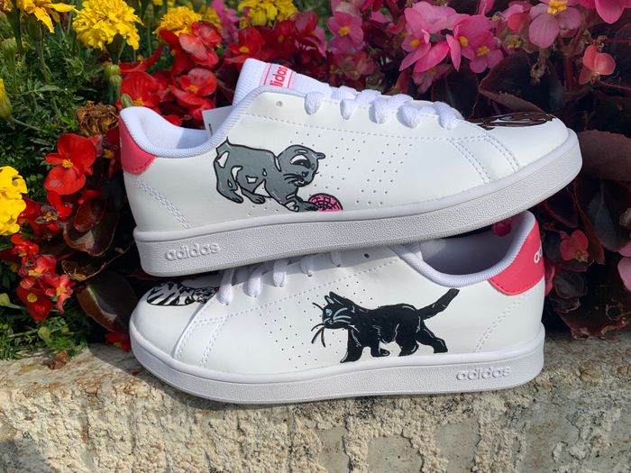 Basket Customisées Chat - photo numéro 2