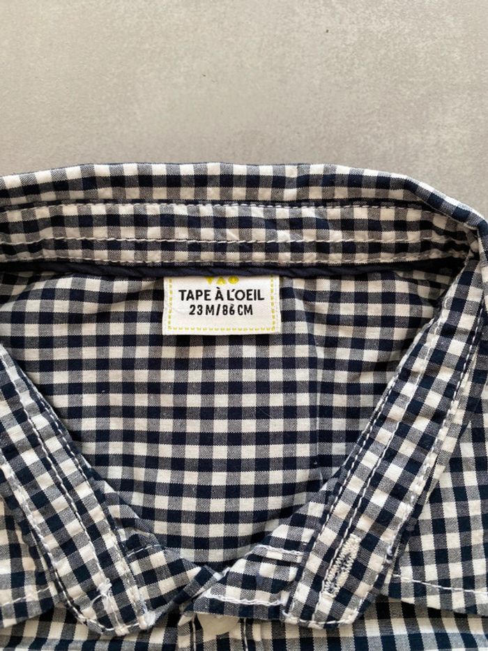 Chemise tape à l’œil 24 mois - photo numéro 3