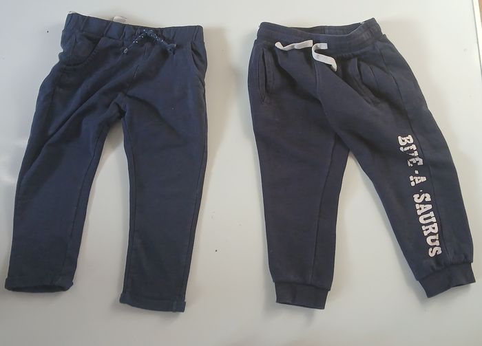 Lot de 2 joggings bleu marine