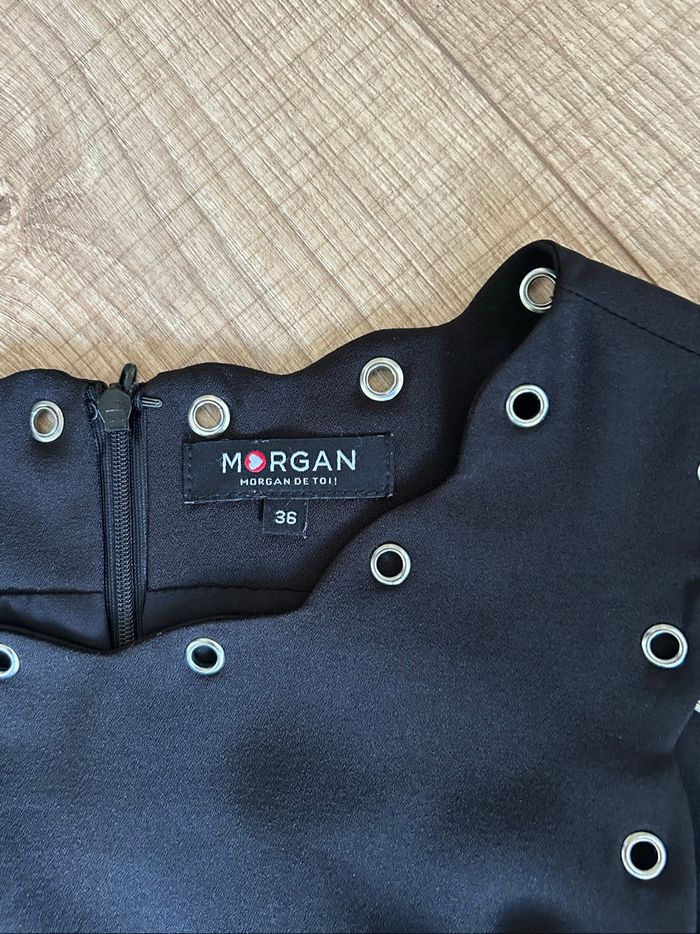 Robe noire sans manches Morgan taille 36 bon état (avec défaut) - photo numéro 9