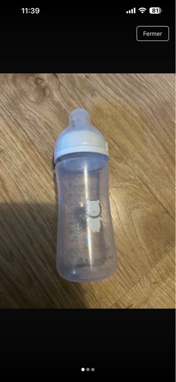 Biberon bébé confort