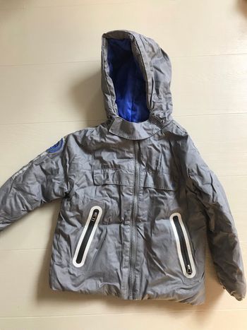 Blouson doublé polaire bandes réfléchissantes
