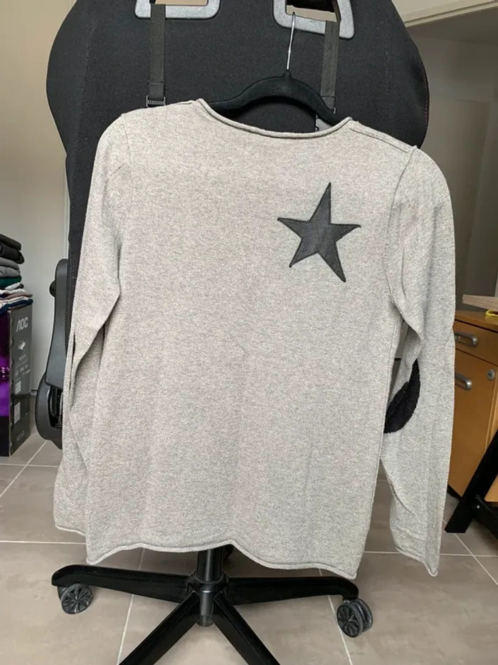 Pull gris Sud Express - photo numéro 3