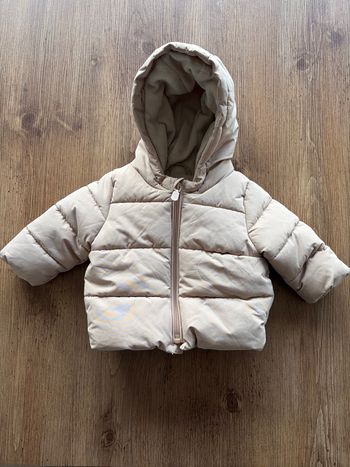 Blouson manteau doudoune jacket beige kiabi  3 Mois 62 cm 6 Kg