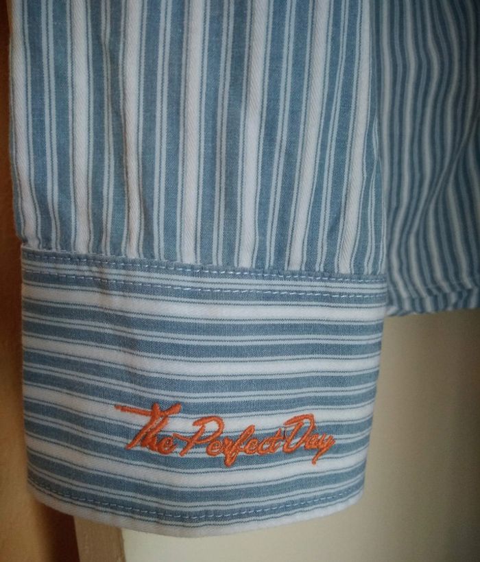 Chemise rayée manches longues - photo numéro 4