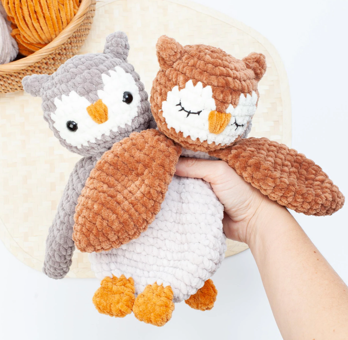 🦉 Doudou Chouette au crochet – Fait main avec amour (Orléans)