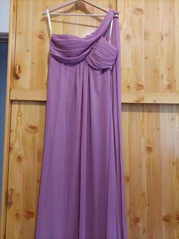 Robe de cérémonie asymétrique