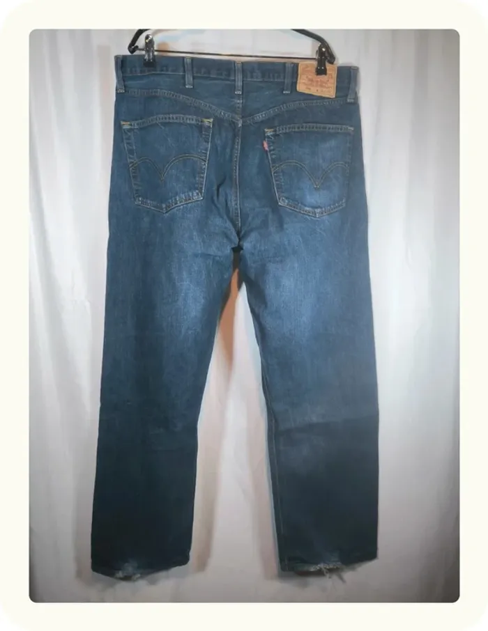 Jeans coupe droite Levi's 501 homme Taille XL 42 - photo numéro 4