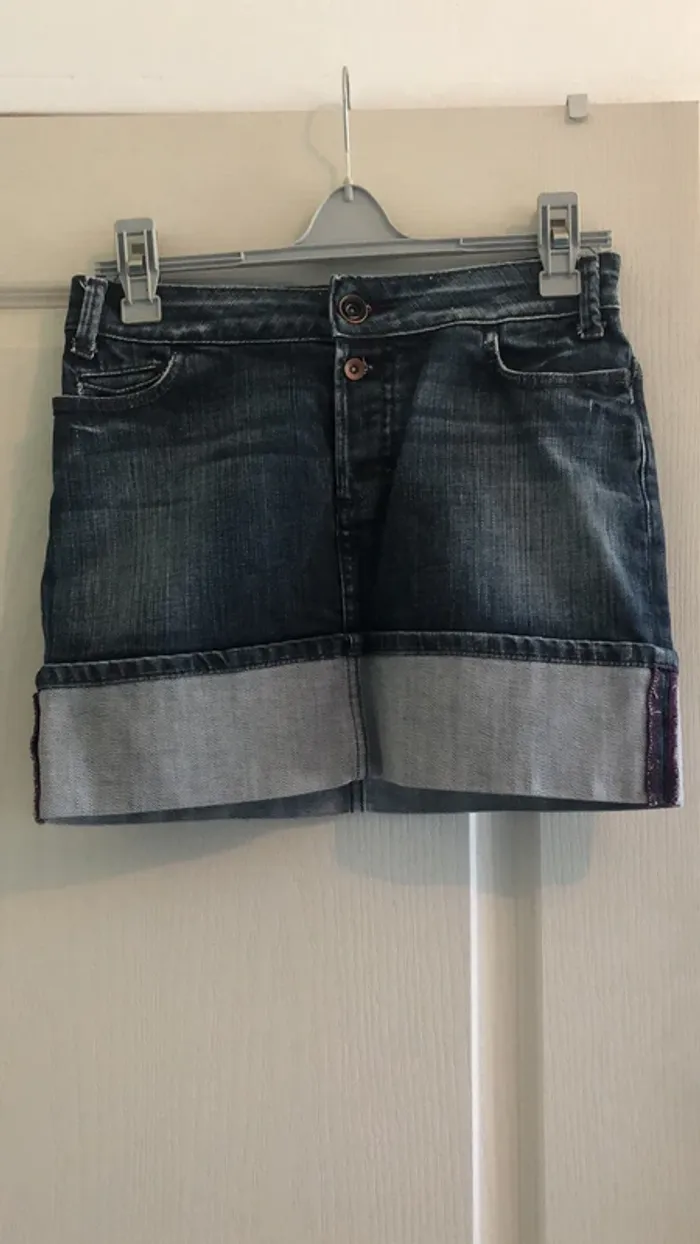 Jupe en jeans Teddy Smith