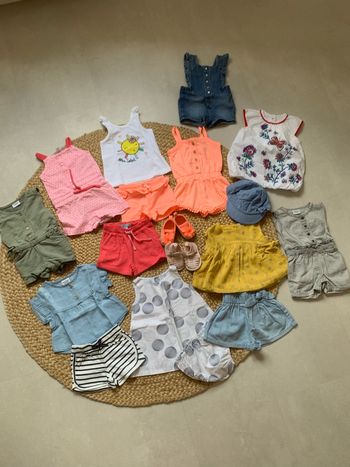 Lot été bébé fille