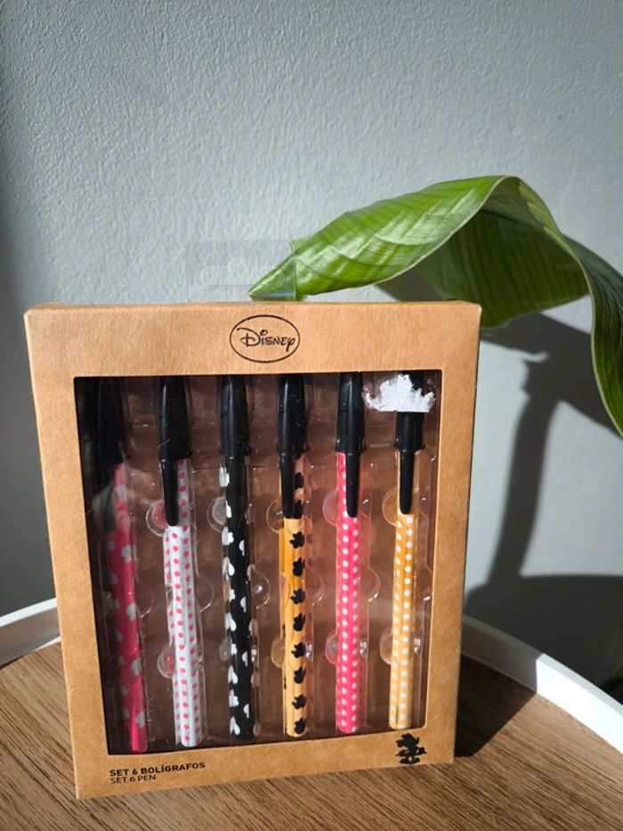 Lot de 6 stylos Minnie Disney neuf