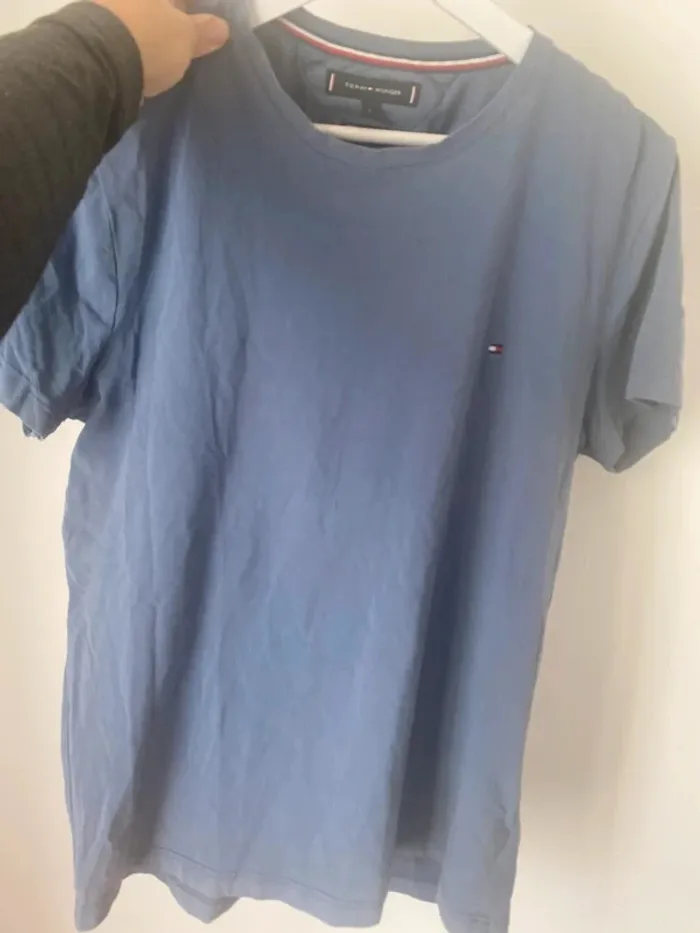 Tee shirt unis homme tommy hilfilger M