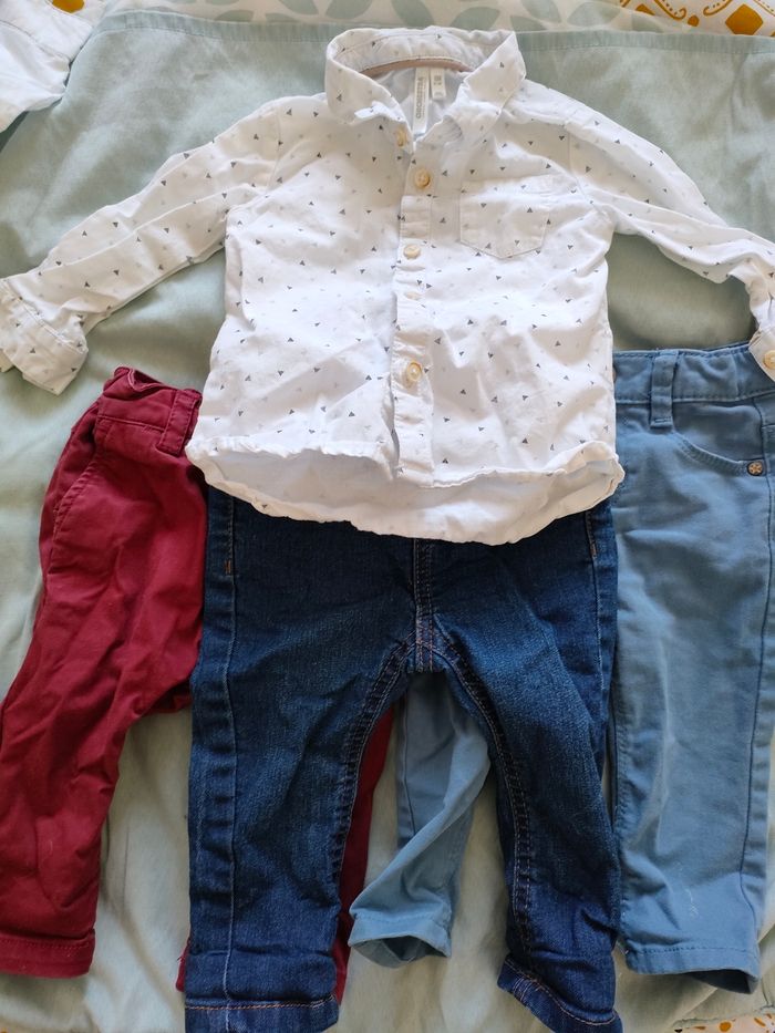 Lot 1 chemise 3 pantalons