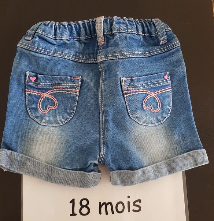 Short en jean 18 mois in extenso - photo numéro 2