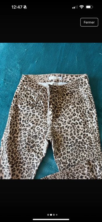 Pantalon enduit