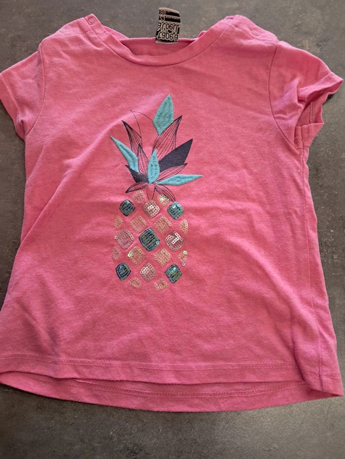 tee shirt fille 2 ans tape à l'oeil