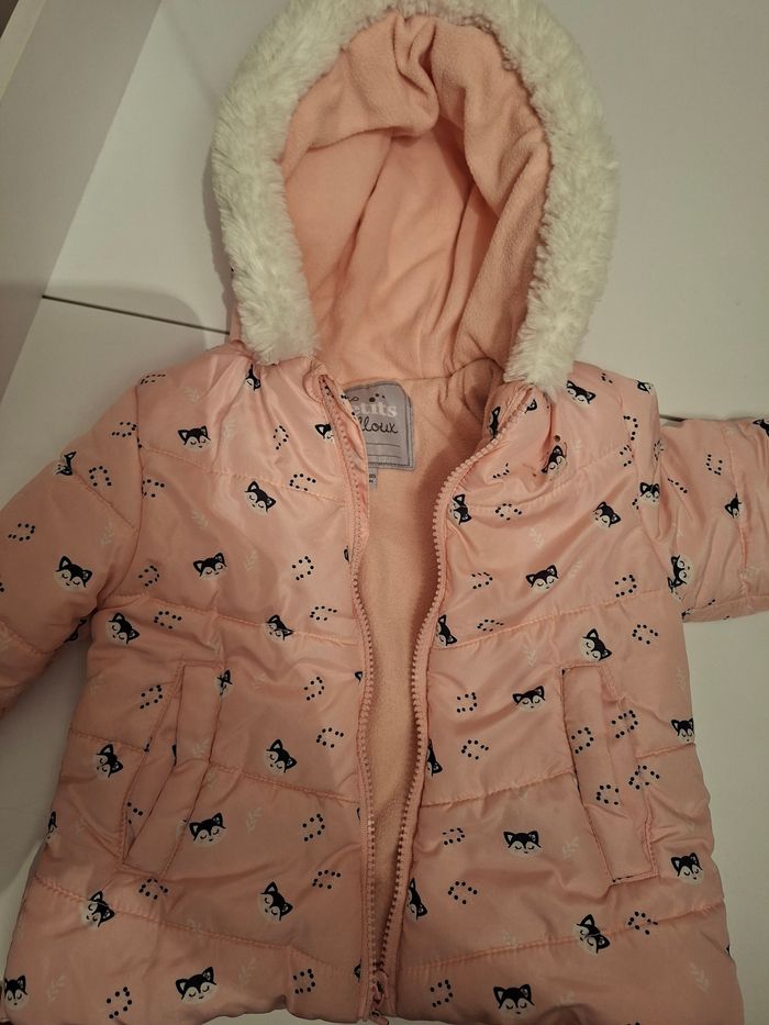 Manteau hiver fille 24 mois