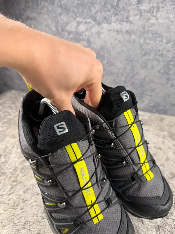 Salomon X Ultra 2 Gore-Tex - Black & Grey & Yellow - photo numéro 12