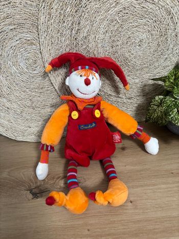 Doudou lutin clown dragobert moulin roty 