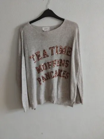 Pull soft grey la redoute taille 38/40