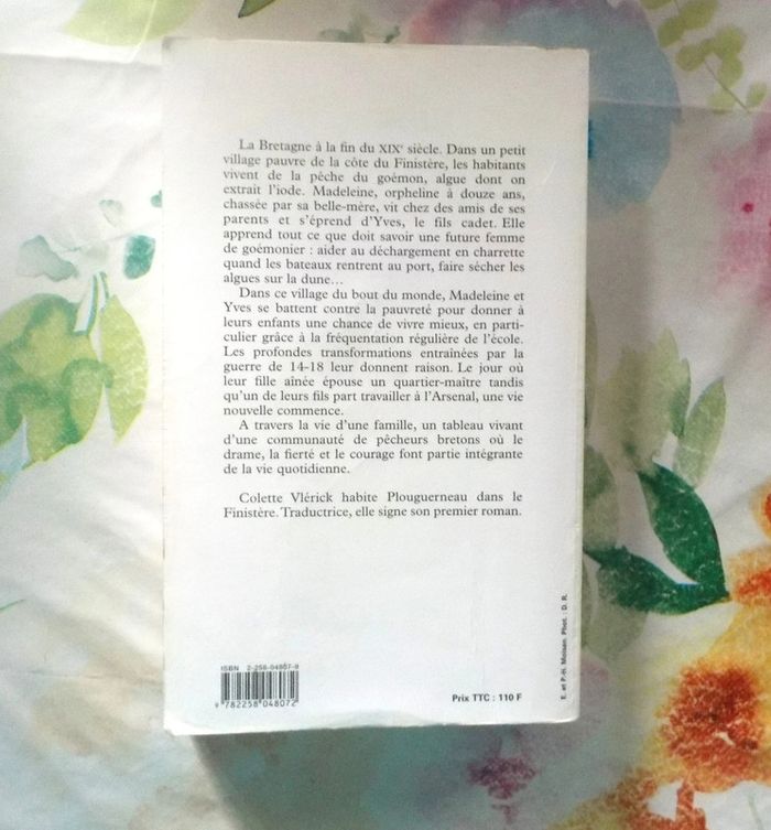 La fille du goémonier de Colette Vlérick Ed. Presses de la Cité - photo numéro 3