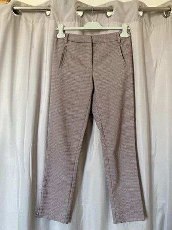 Pantalon chic Etam motif pied de poule 34
