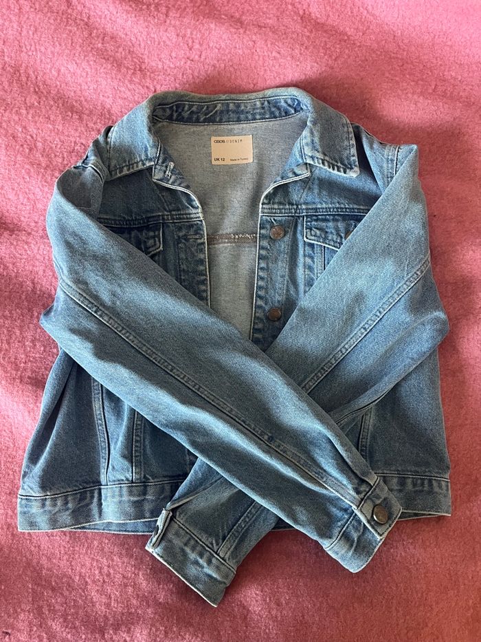 Veste en jean bleu - photo numéro 2