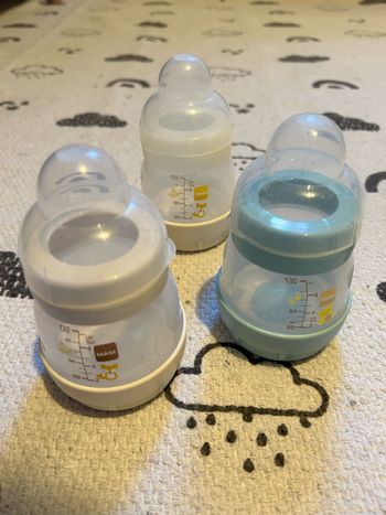 Lot 3 biberons 130mL - MAM