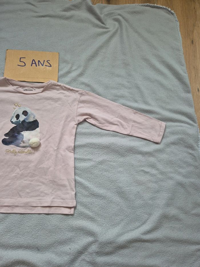 T-shirt fille 5 ans vertbaudet - photo numéro 3