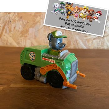 Idée cadeau 🎁 Véhicule avec Rocky de la Pat Patrouille