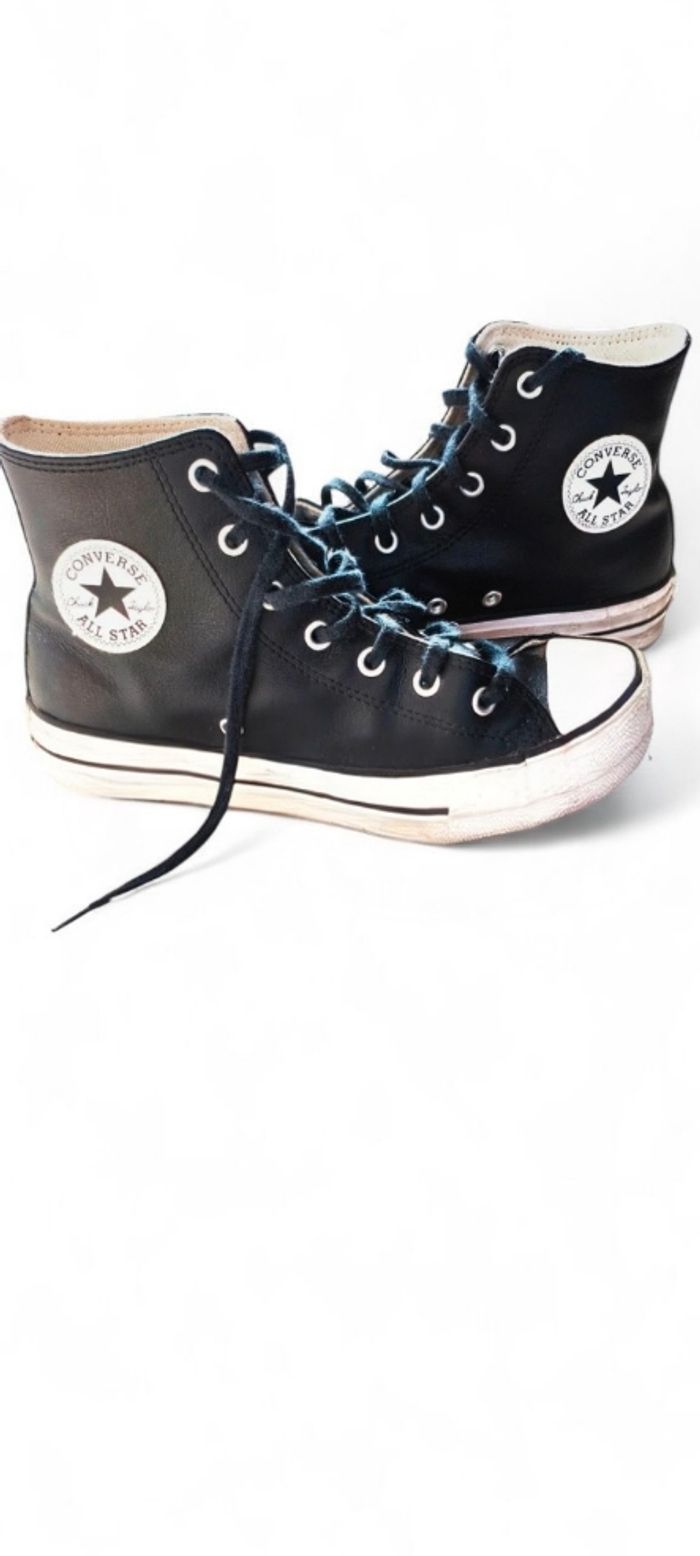 Converse montante cuir taille 36 - photo numéro 3