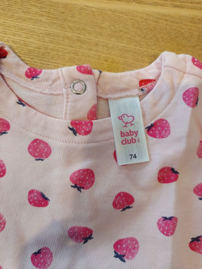 Lot robe et petit gilet 9 mois/74cm grain de blé et baby club - photo numéro 5