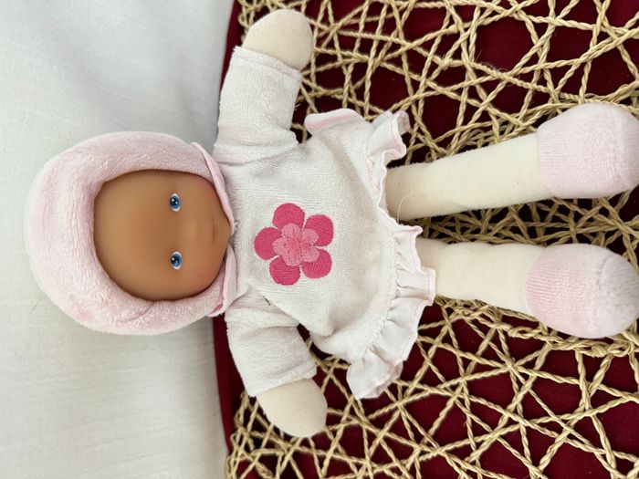 Doudou poupée bébé Mademoiselle rose COROLLE