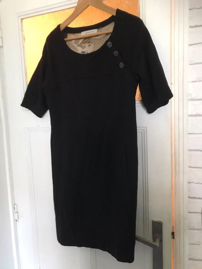 Robe longue noir marque Gérard Darel taille 42 - photo numéro 2