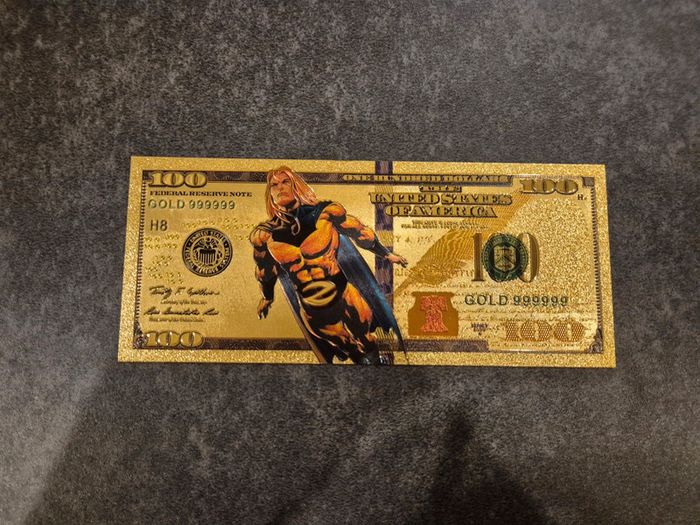 Billet OR à collectionner Marvel