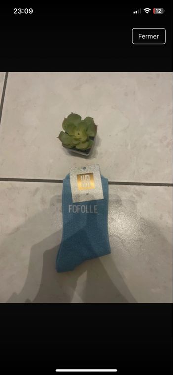 Chaussette à paillettes