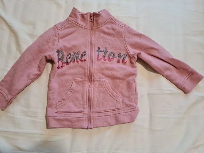 Gilet zip beneton
